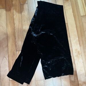 Revamped Black Velvet leggings